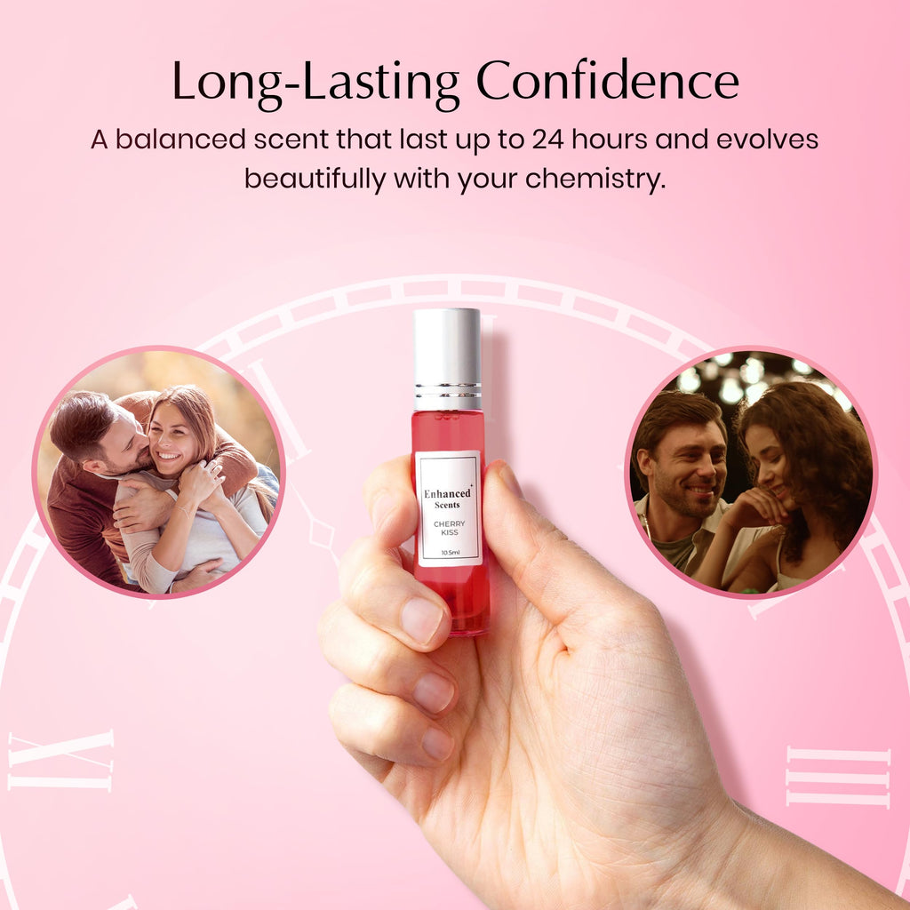 Enhanced Scents Cherry Kiss Pheromone Perfume for Women – Cherry Vanilla & Peony