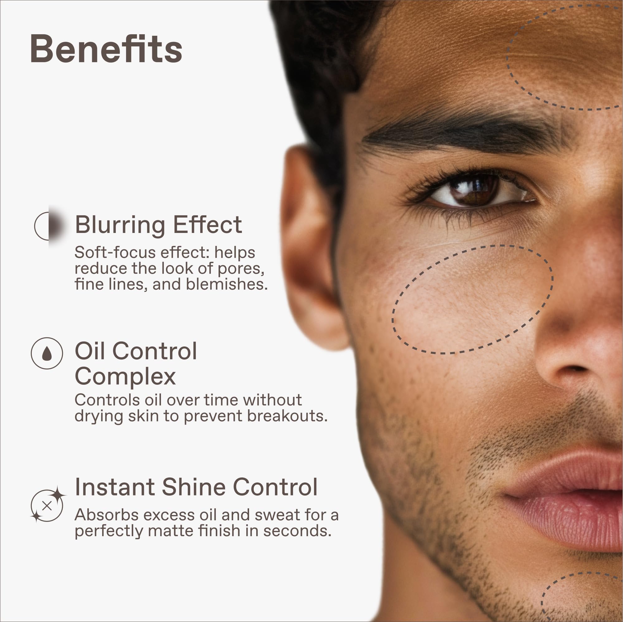 ENHANSE Mattifying Milk Anti Shine Spray for Men – Hydration, Rice Powder, RejuveNAD, 3.4 fl oz