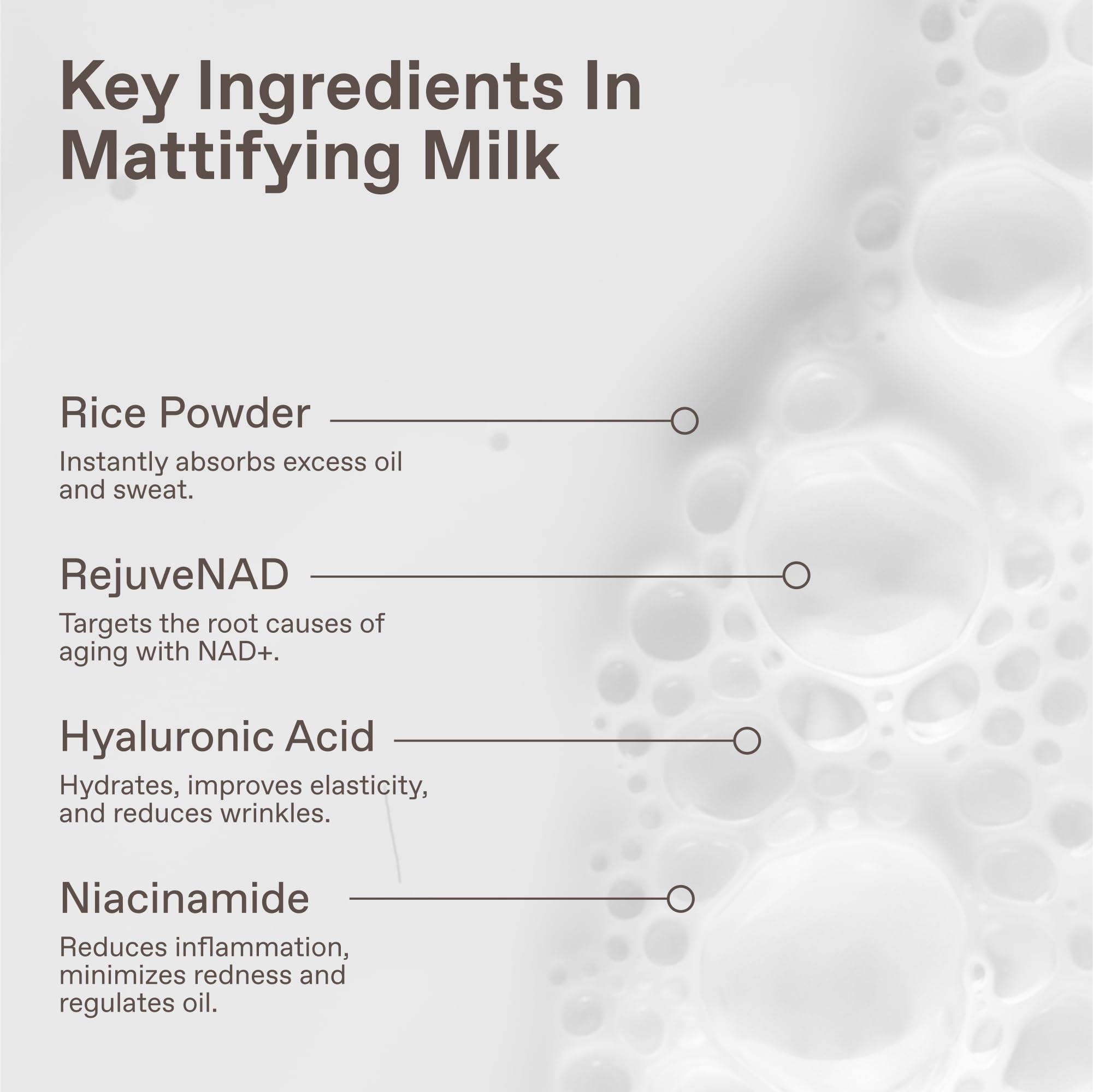 ENHANSE Mattifying Milk Anti Shine Spray for Men – Hydration, Rice Powder, RejuveNAD, 3.4 fl oz