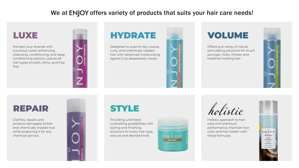 Enjoy Blow Dry Lotion: Volumizing, Weightless Body for Fine Hair