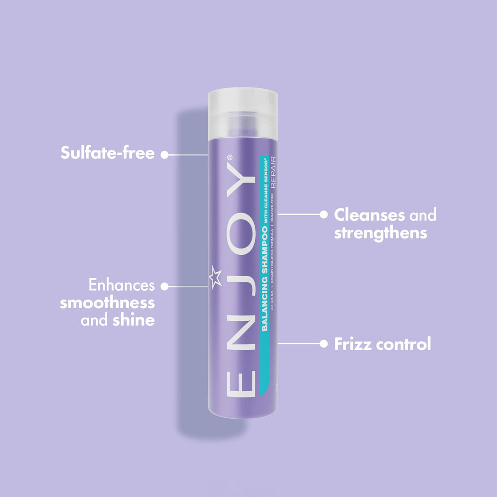 Enjoy Hair Care Balancing Shampoo, Sulfate Free for Color Treated Hair — 33.8 Fl Oz
