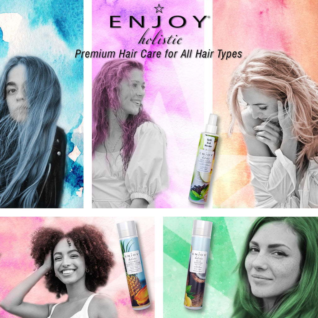 Enjoy Holistic D-LUX Conditioner – pH 4.0-5.0, Damaged & Curly Hair, 33 oz