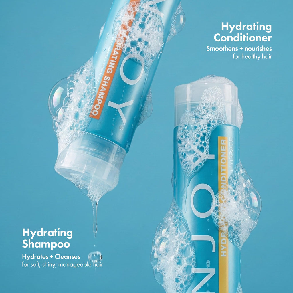 Enjoy Hydrating Shampoo & Conditioner Set | Lightweight, Color-Safe Moisturizing Duo (33 oz Shampoo + 33 oz Conditioner)