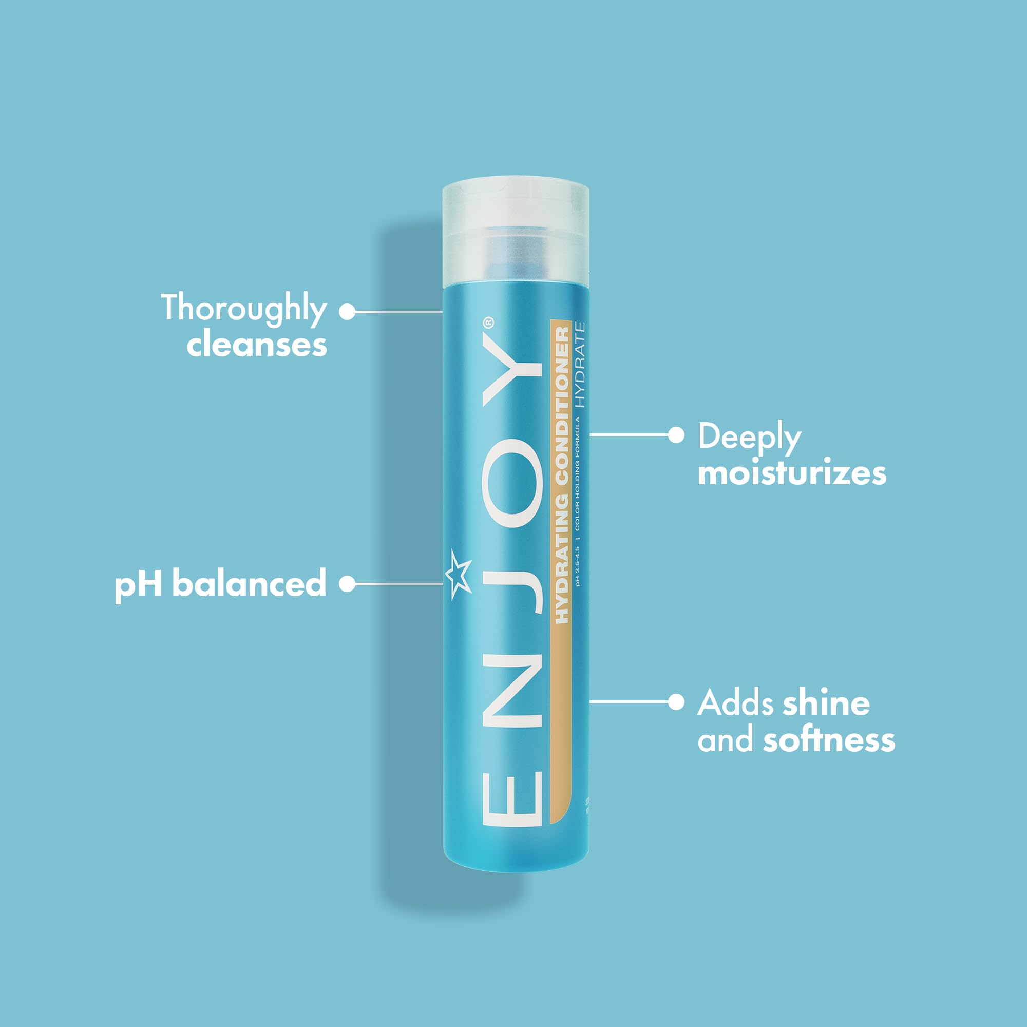 Enjoy Hydrating Conditioner – Sulfate-Free, Color-Safe Moisturizing & Smoothing (10.1 oz)