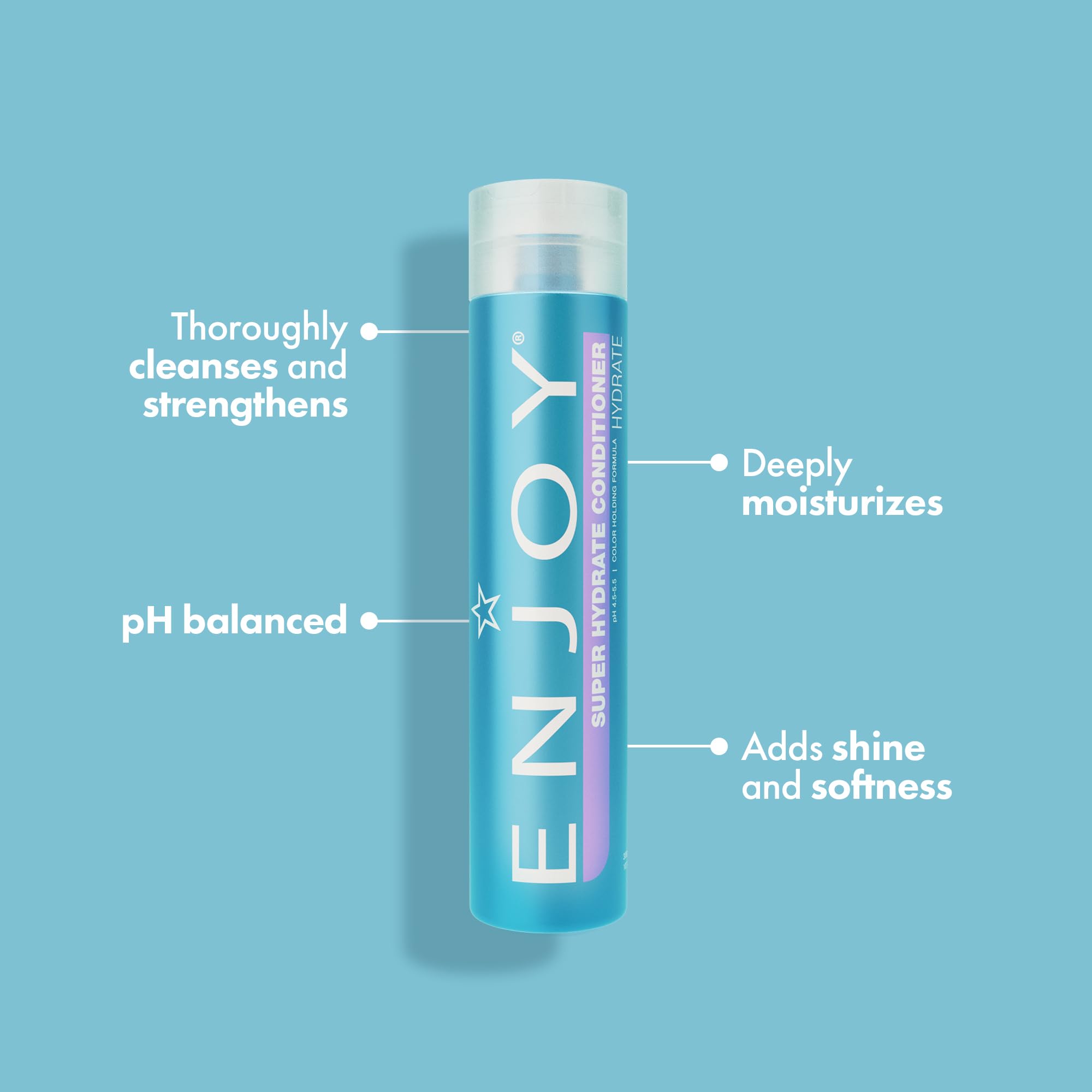 ENJOY Super Hydrate Conditioner | Deep Hydration for Damaged & Curly Hair – 33.8 fl oz