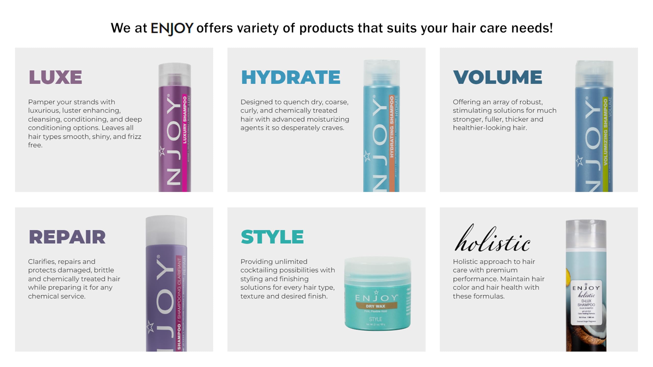 ENJOY Hair Care Super Hydrate Conditioner — Sulfate-Free, Gluten-Free, Paraben-Free for Damaged & Curly Hair | 10.1 fl oz