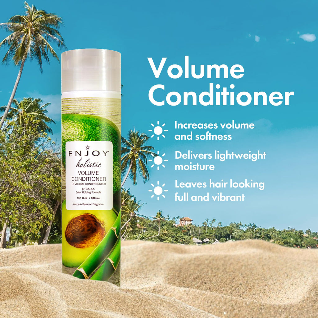 Enjoy Volume Conditioner for Damaged & Curly Hair – 10 oz