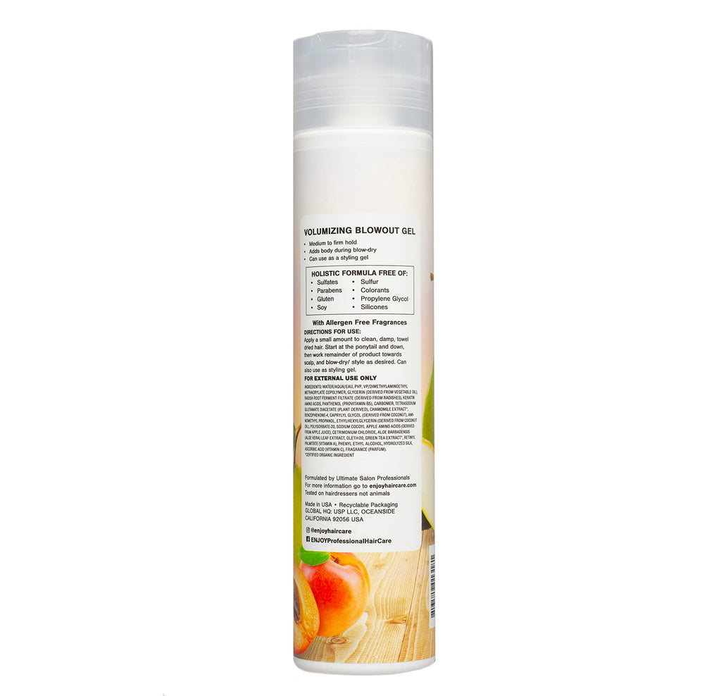 Enjoy Volumizing Blowout Gel — Lightweight Lift & Touchable Texture for Fine to Medium Hair