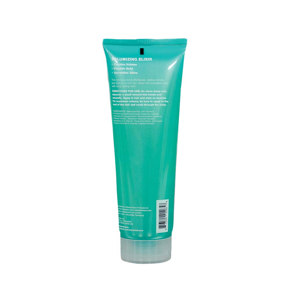 Enjoy Volumizing Elixir – Lightweight Root Lift for Fine Hair | Water-Based Texturizer, Humidity-Resistant Hold (2 oz / 8.8 oz)