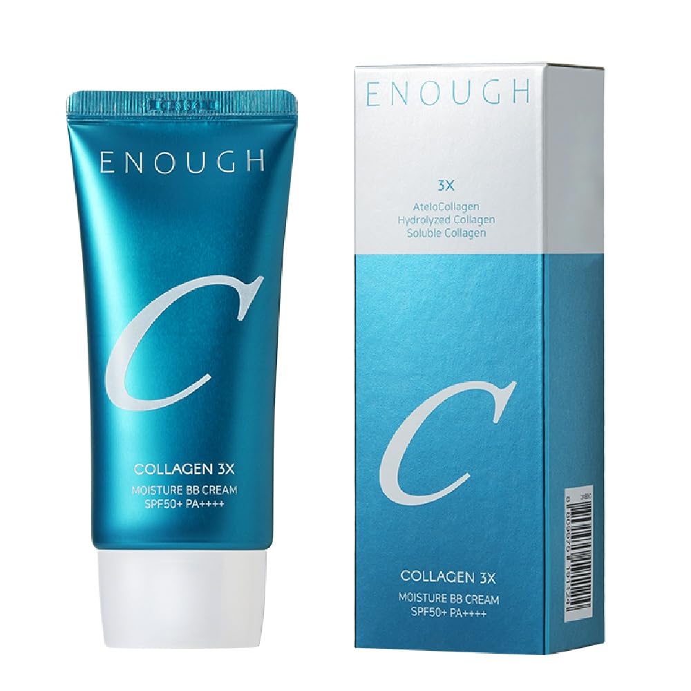 Enough Collagen 3X Moisture BB Cream SPF50 - Full Coverage Tinted Moisturizer (1.76 oz)