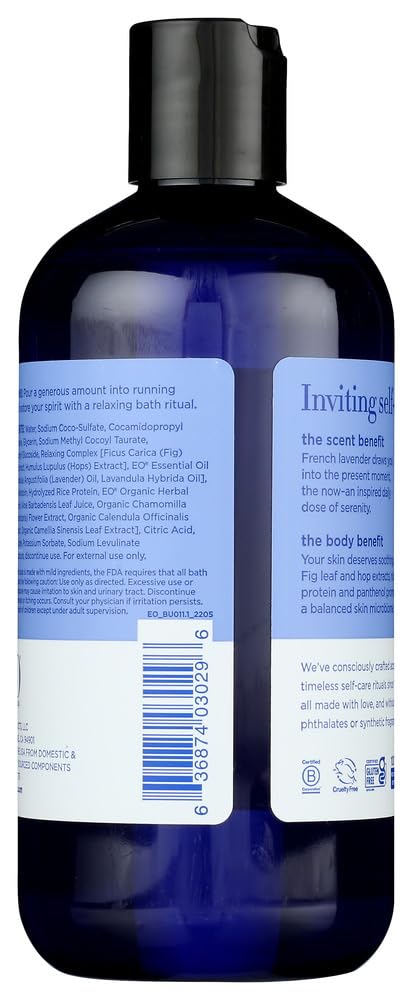 EO Bubble Bath Serenity French Lavender with Aloe – 12 fl oz