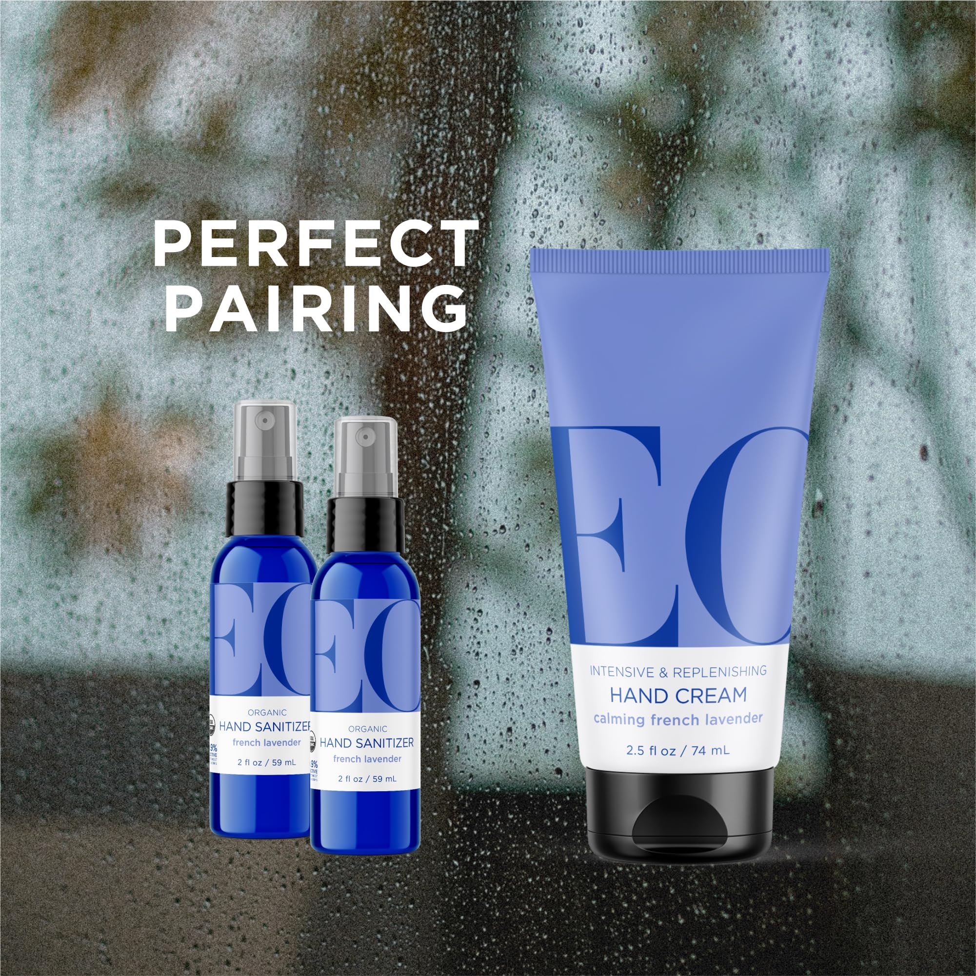 EO Hand Cream French Lavender – Organic Plant-Based Moisturizer (2x2.5 oz)