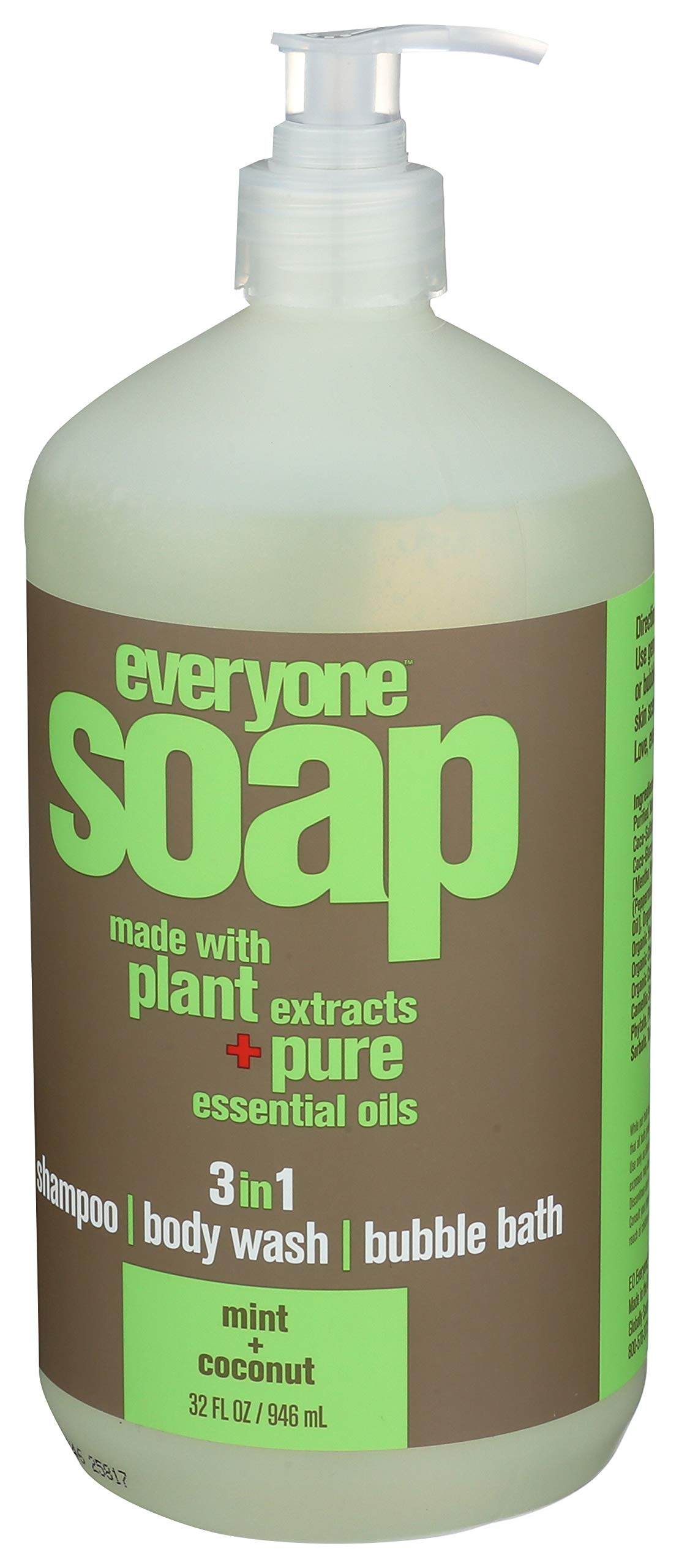 EO Natural Everyone Hand Soap – Mint and Coconut, 32 oz