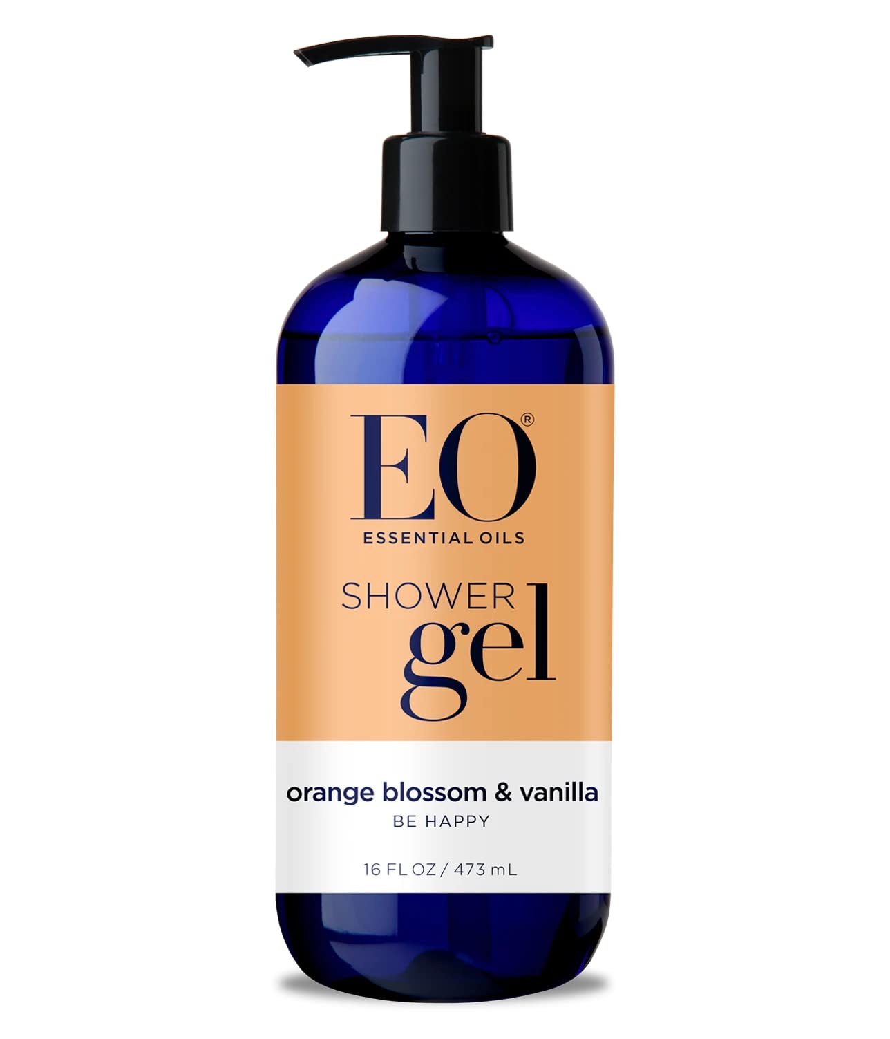EO Orange Blossom Vanilla Organic Shower Gel – 16 Fl Oz | No Animal Testing