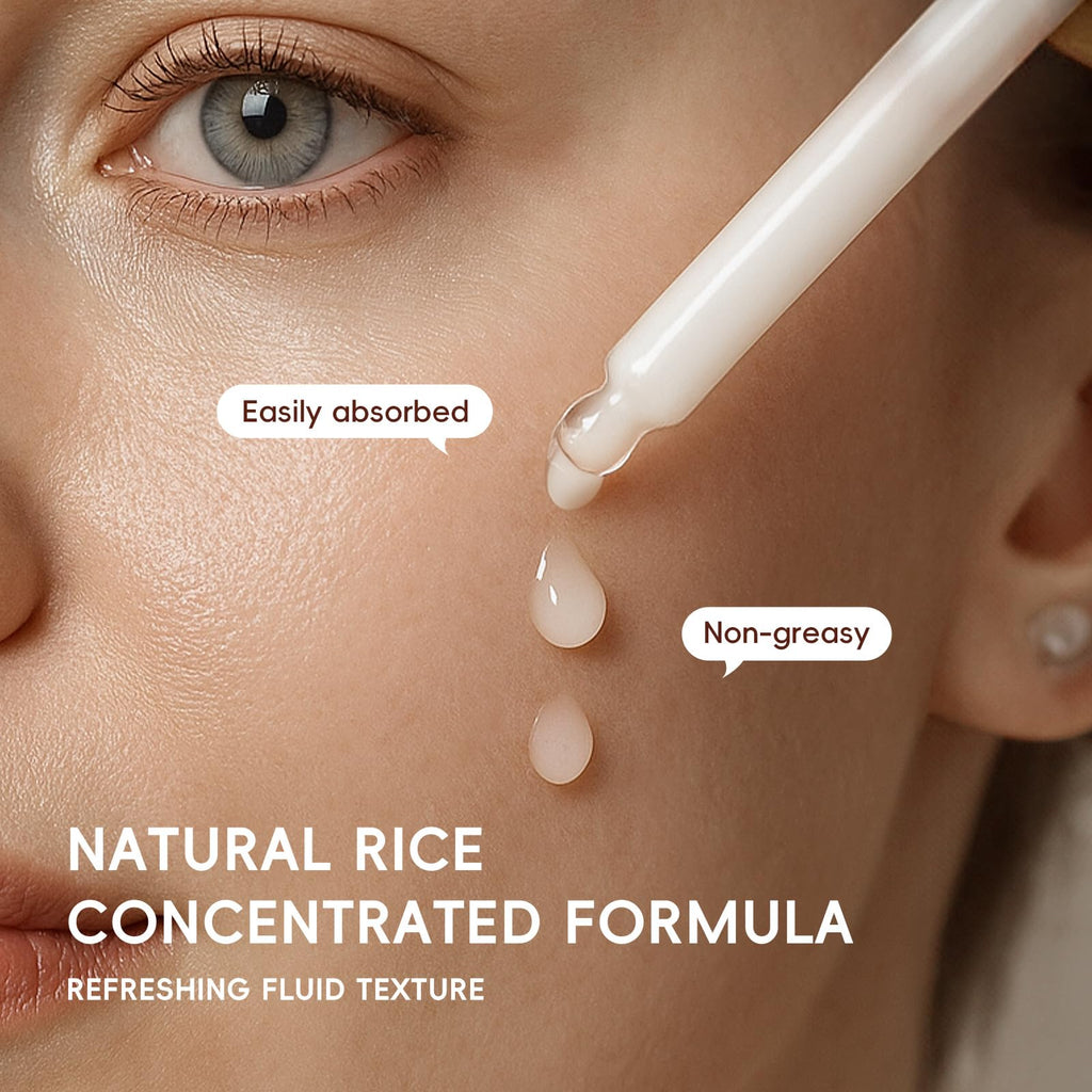 EONFAVE Rice Skincare Set for Teens — Hydrating Routine Kit (Cleanser, Serum, Sunscreen)