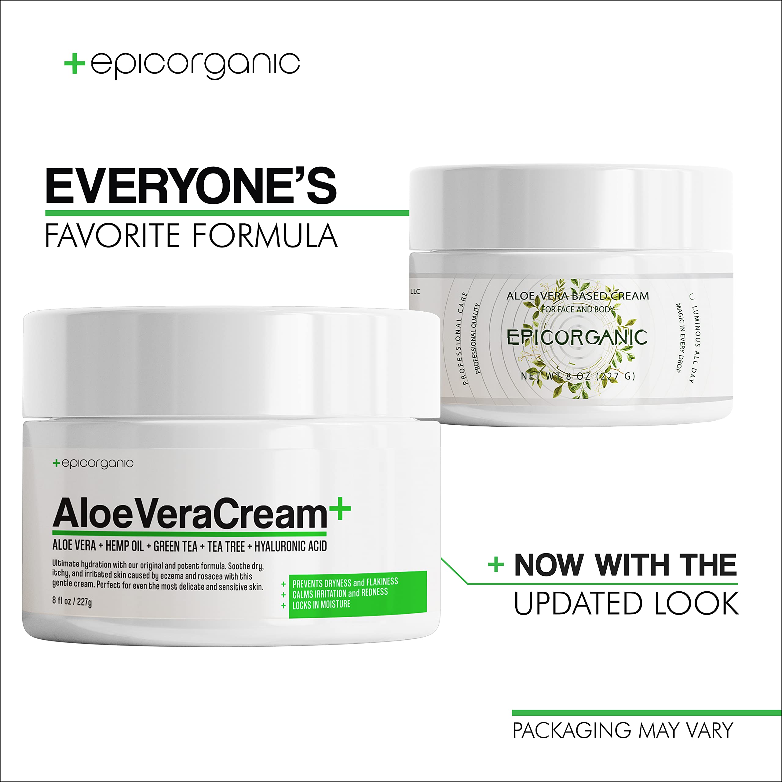 Epic Organicum Aloe Vera Moisturizing Cream – 100% Natural Hydration for Face & Body