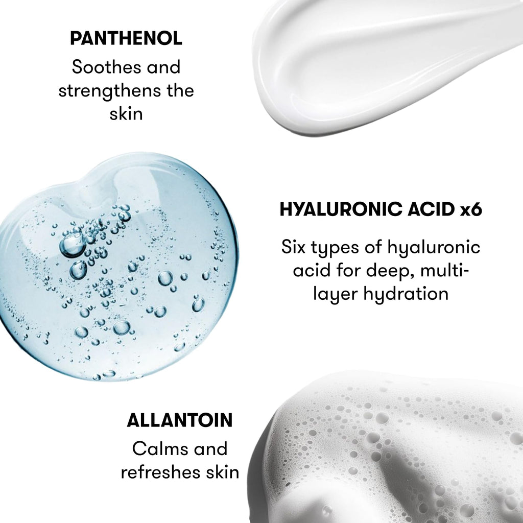 Epielle Hyaluronic Acid Masks 20-Pack – 6X HA Complex Hydrating Sheets for Dry Skin, Stocking Stuffers for Women