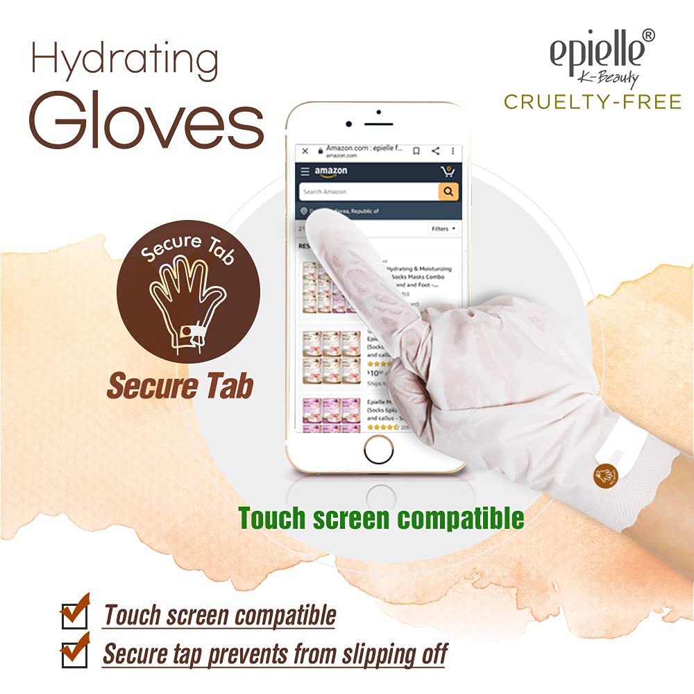 Epielle Hydrating Hand & Foot Masks – Moisturizing Gloves & Socks Spa Kit