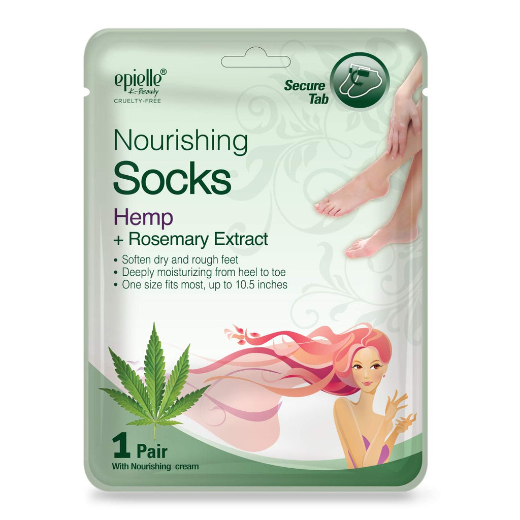 Epielle Relaxing & Nourishing Hand & Foot Masks – 6 Moisturizing Gloves & 6 Moisturizing Socks