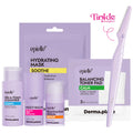 epielle & Tinkle Safe Dermaplane Starter Kit – 6-Step Korean Skincare System