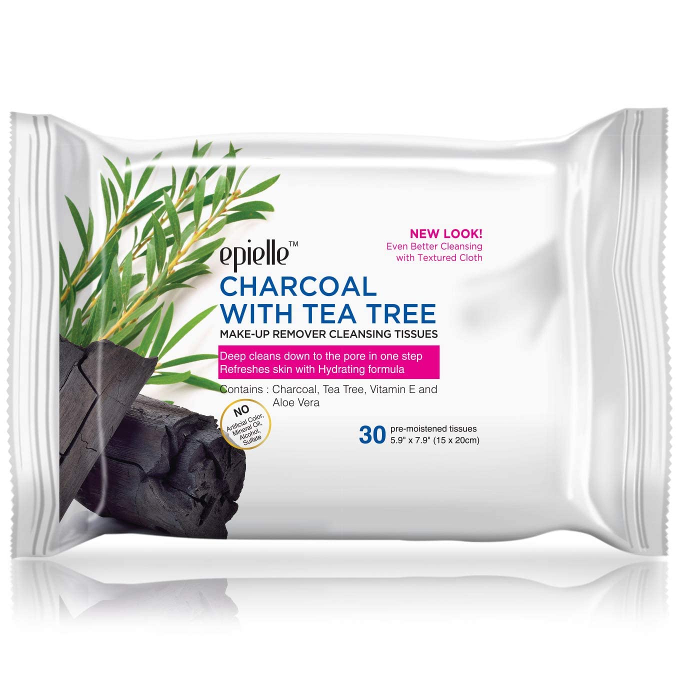 Epielle Makeup Remover Wipes – Remove Waterproof Mascara, Gentle Daily Cleanser (6 Pack, 180 Wipes)