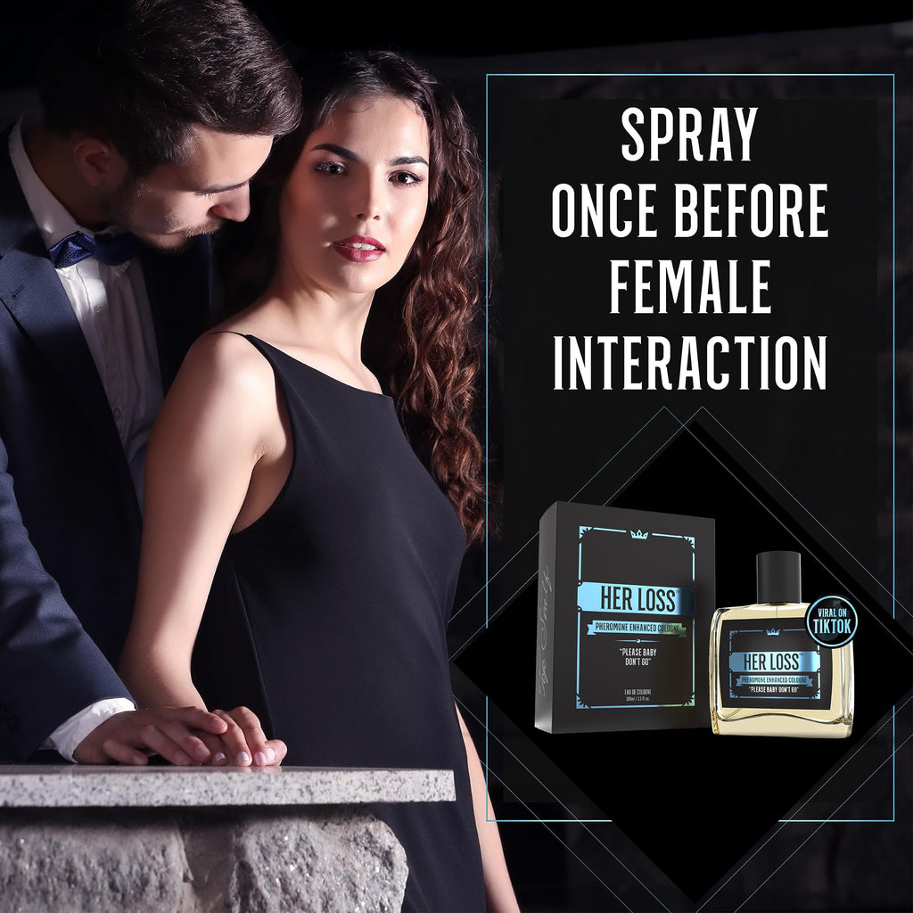 EPIK Her Loss Pheromone Cologne for Men – Long-Lasting Amber & Dark Woods