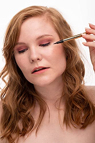 EPILYNX Eyeliner Liquide – Hypoallergénique, Résistant à l’eau, Pinceau Fin, Sans cruauté, Végane, Sans Gluten