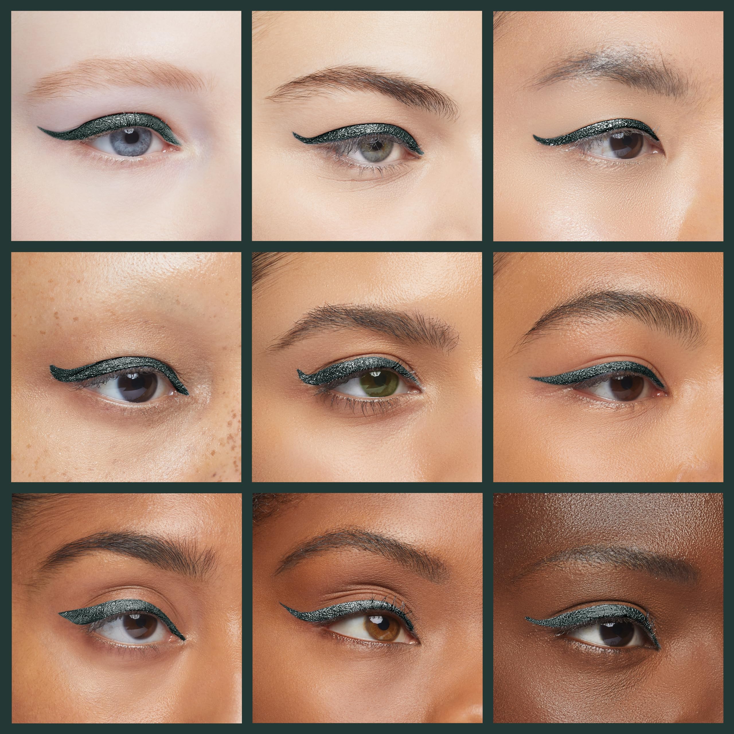 EPILYNX Eyeliner Liquide – Hypoallergénique, Résistant à l’eau, Pinceau Fin, Sans cruauté, Végane, Sans Gluten