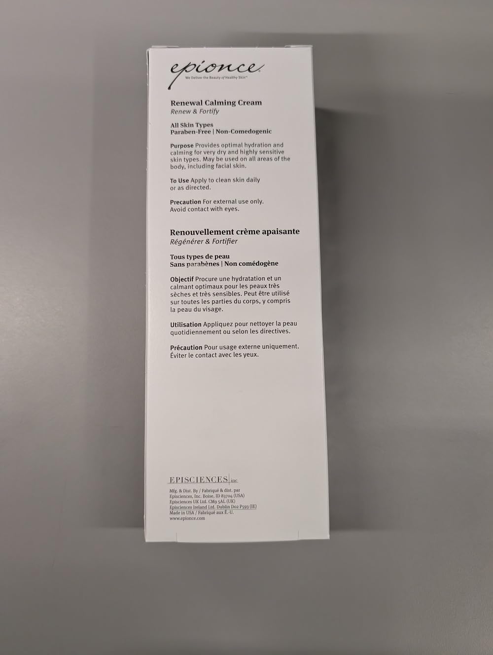 Epionce Renewal Calming Cream – Face & Body Moisturizer for Dry & Sensitive Skin | Barrier Support