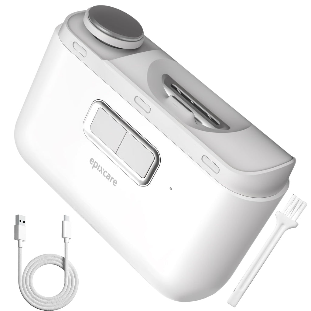 EpixCare Electric Automatic Nail Clipper Trimmer – 2-in-1 Nail Care for All Ages | Rechargeable & Safe