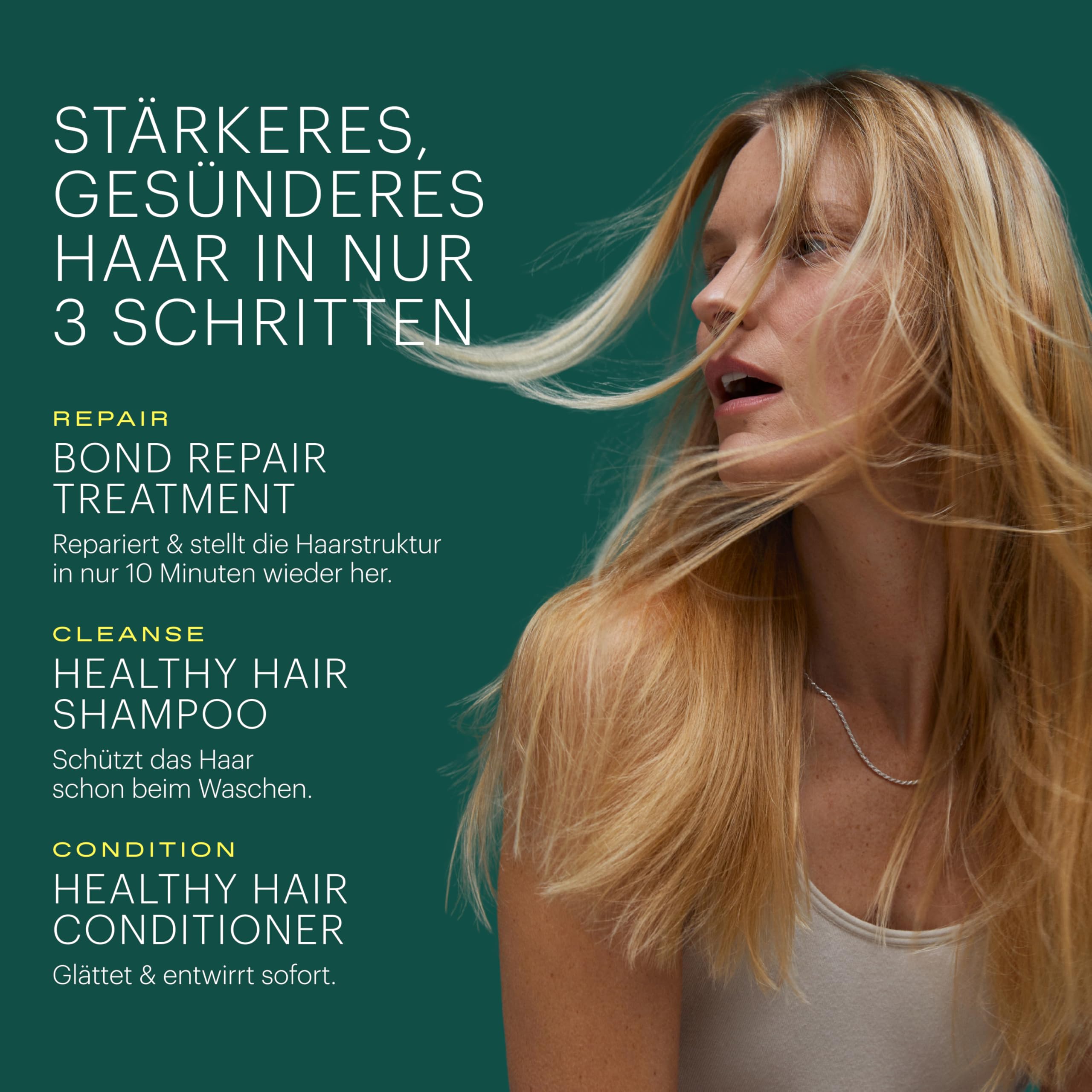epres Healthy Hair Shampoo | Bond Repair, Quat-Free Formula for Stronger, Shinier Hair