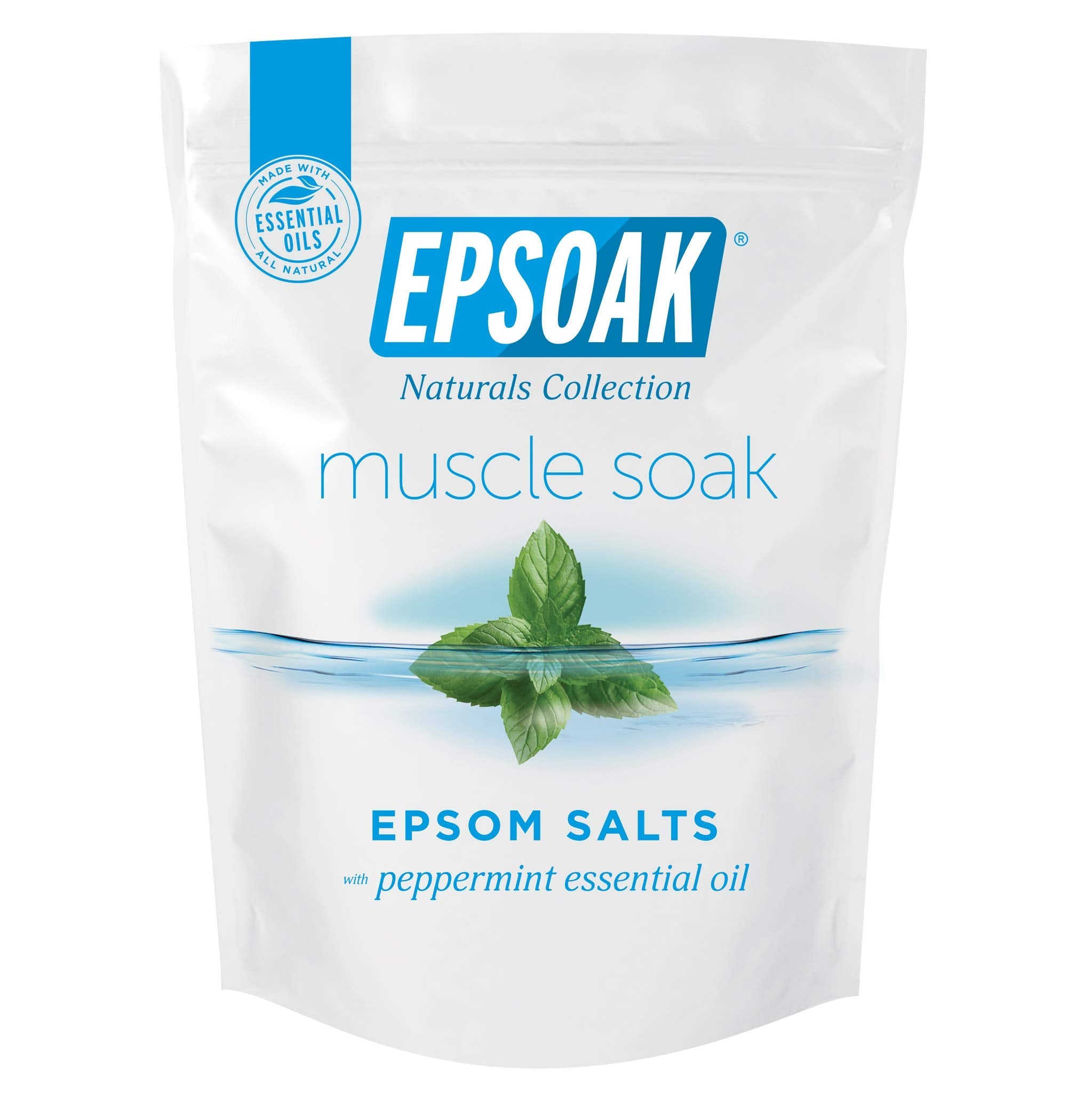 Epsoak Scented Epsom Salt Bundle - Sleep Formula 2 lbs & Muscle Soak 2 lbs