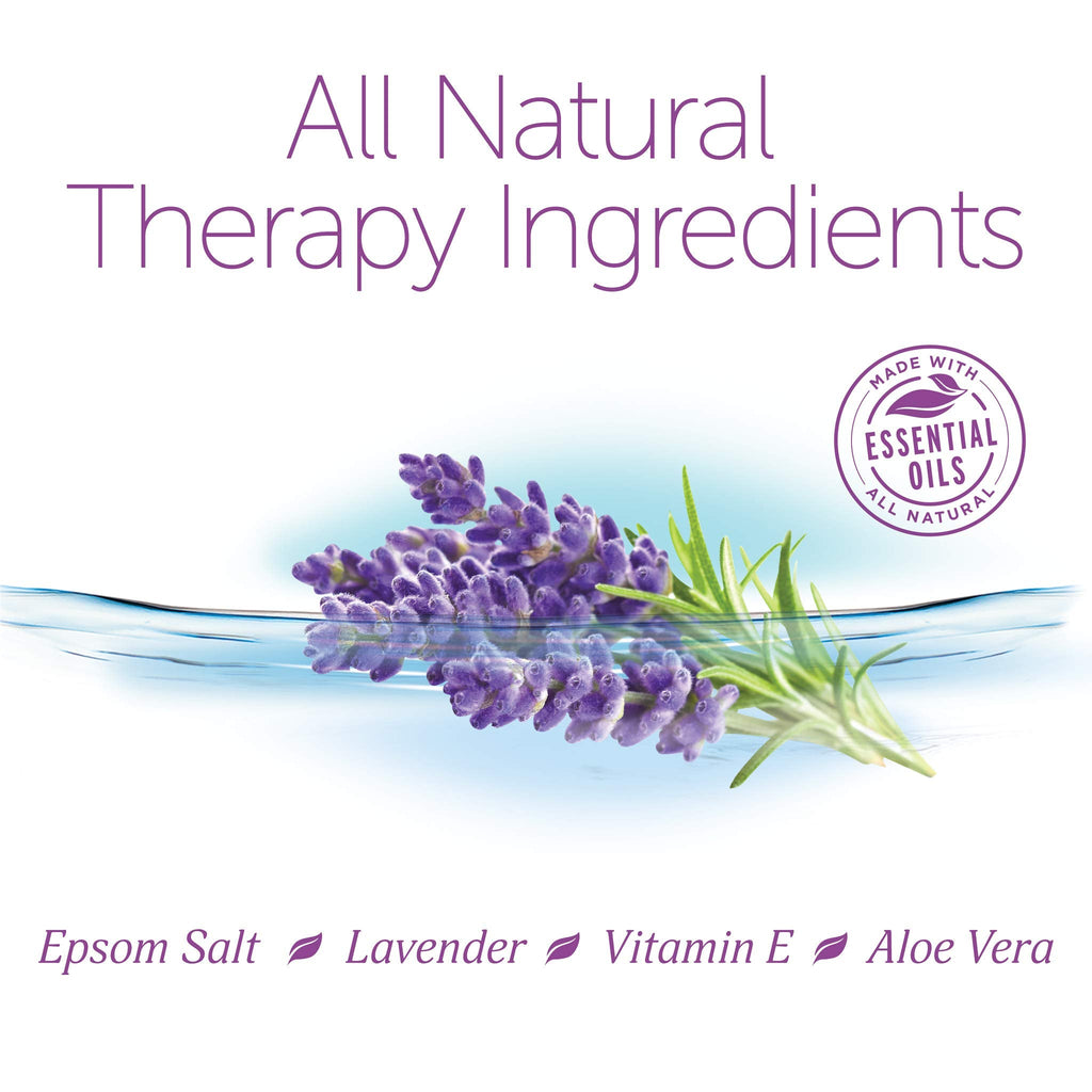 Epsoak Lavender Sleep Epsom Salt 2 lb — 2-Pack, Magnesium Sulfate USP, Resealable USA-Made, Cruelty-Free