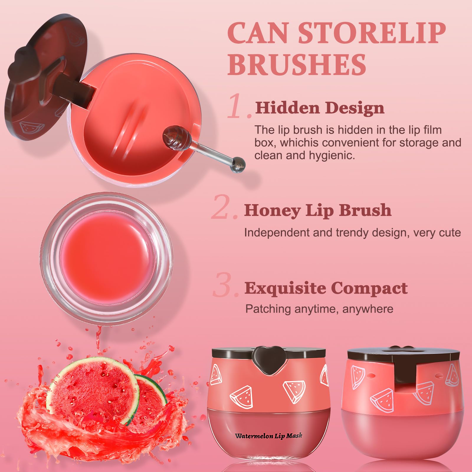 Eqimznv 6 Pcs Bee Lip Balm Honey Pot — Propolis Lip Mask, Overnight Repair & Daily Hydration