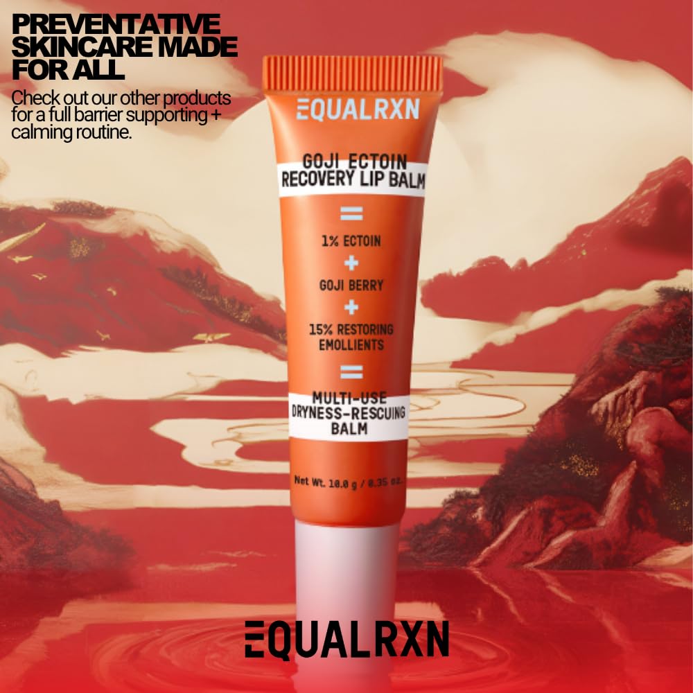 EqualRXN Goji Ectoin Recovery Lip Balm — Hydrating Lip Care with Papaya Enzyme