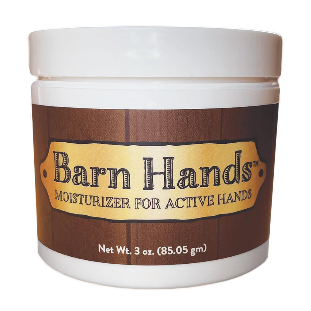 Equerry's Barn Hands Moisturizer for Active Hands | Non-Greasy, Petroleum-Free Hand Cream | 3 oz Peppermint