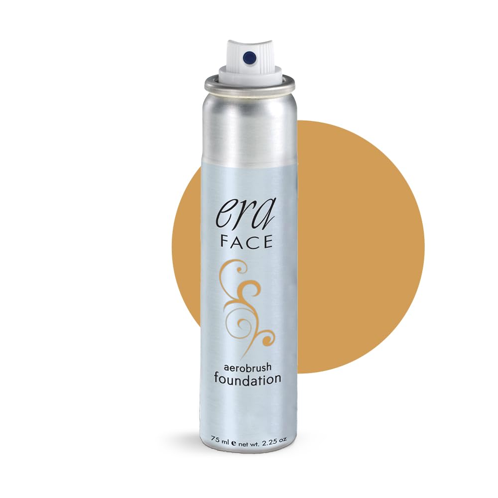 ERA Face Spray Makeup Y7 Carmel – Airbrush Foundation by Era Beauty | Buildable Matte Coverage
