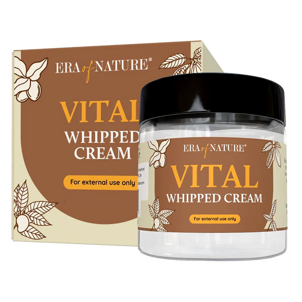 Era of Nature Shea Butter Mango Cocoa Blend Whipped Body Cream – 8oz, Lightweight & Non-Greasy