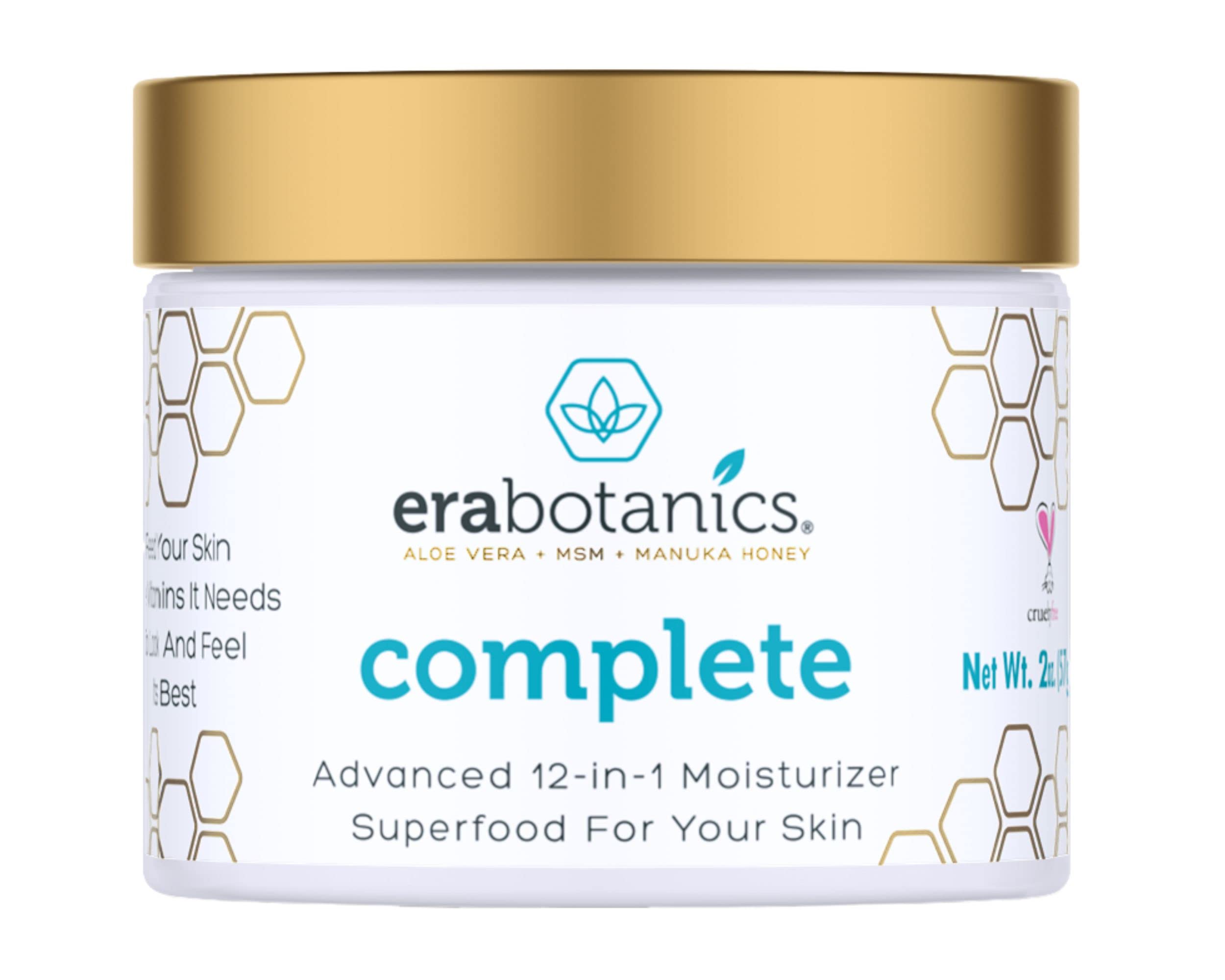 Era Organics Face Moisturizer Cream – 12-in-1 Hydration with Manuka Honey & Hyaluronic Acid