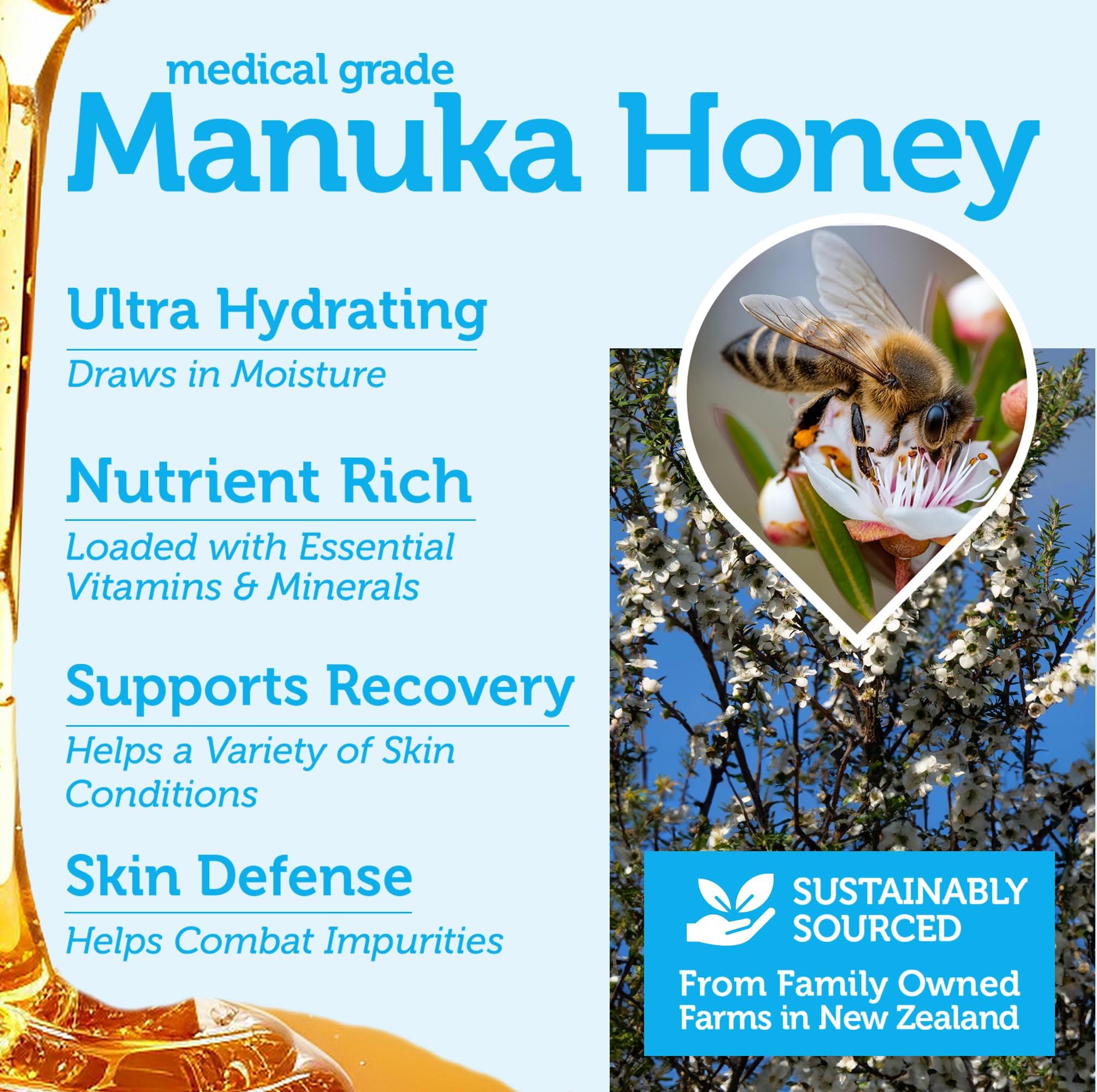 Era Organics Face Moisturizer Cream – 12-in-1 Hydration with Manuka Honey & Hyaluronic Acid