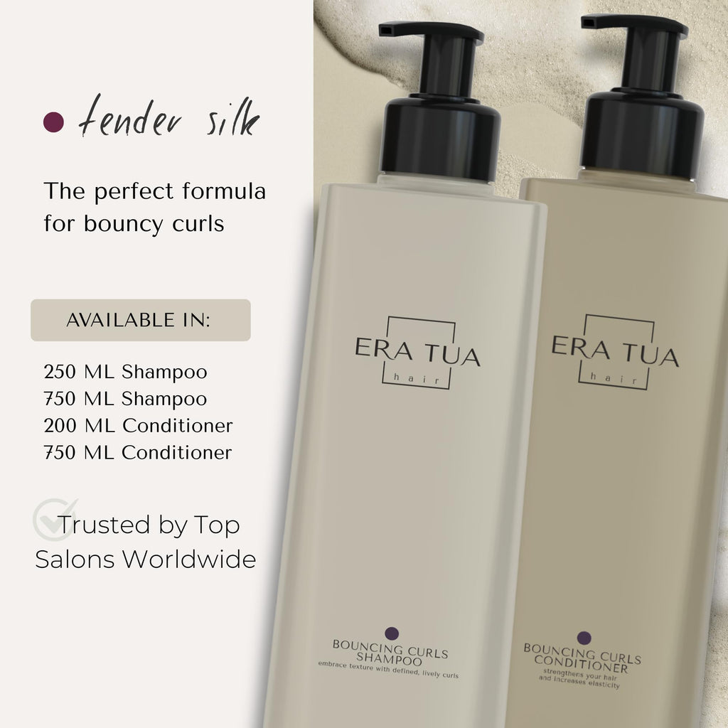 ERA TUA Tender Silk Bouncing Curls Conditioner | Dutch Made Curl Enhancer | 200 ml