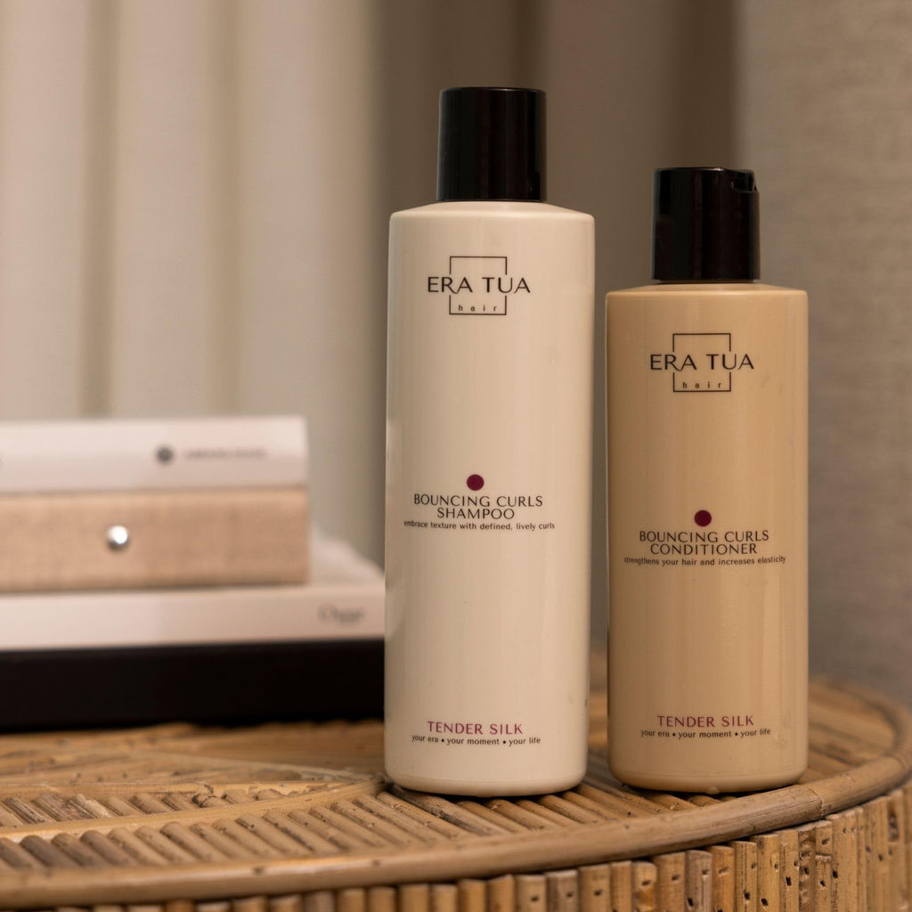 ERA TUA Tender Silk Bouncing Curls Shampoo — Dutch Made, Sulfate-Free for Curly Hair, 250 ml