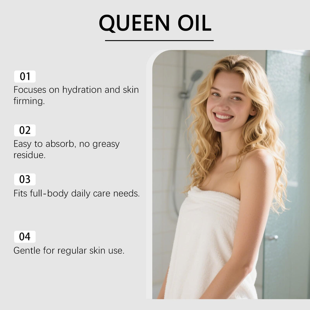 Erae Queen Oil – Premium Cold-Pressed Body Oil for Firm, Soft Skin (4 oz)