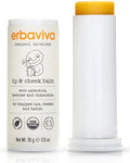 Erbaviva Organic Lip & Cheek Balm – Moisturizing Stick for Baby & Adults | USDA Organic, Shea Butter & Calendula