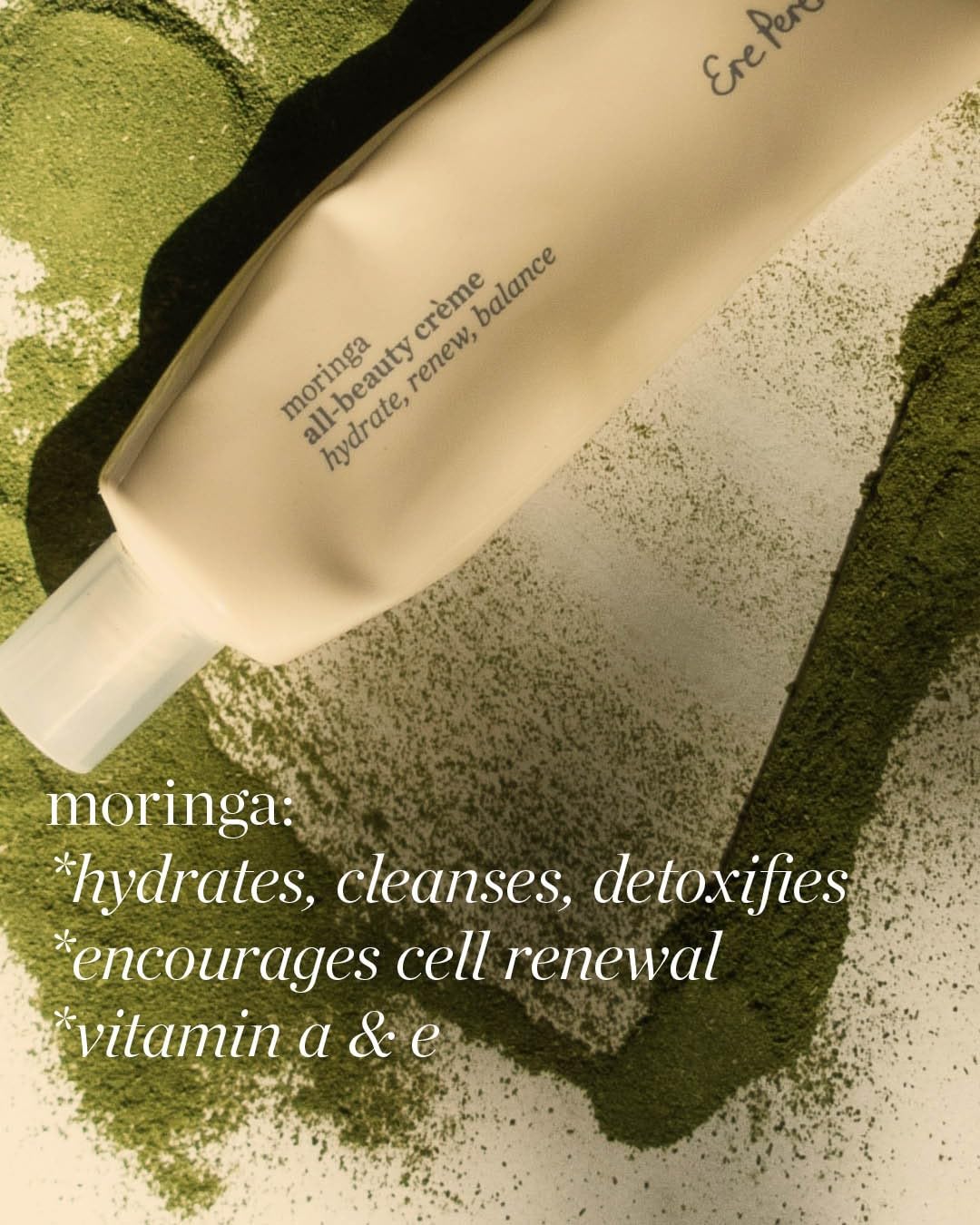 Ere Perez Natural Moringa All-Beauty Creme – Hydration, Plump Skin, Soothing Moisturizer | Vegan, Cruelty-Free, Palm-Free (1.7 oz | 50 g)
