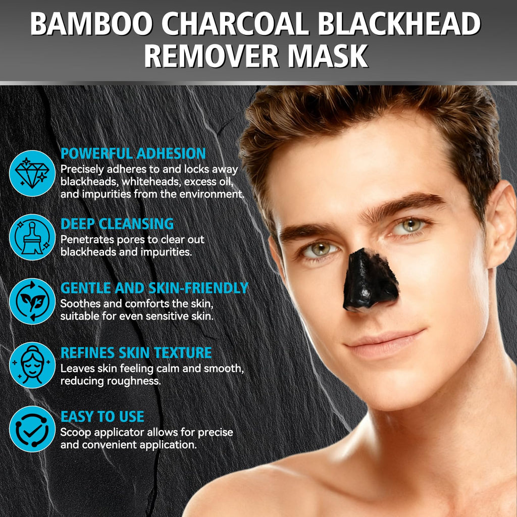 Erigathe Charcoal Peel Off Mask - Deep Cleansing Blackhead Remover for Face & Nose | 4.23 oz