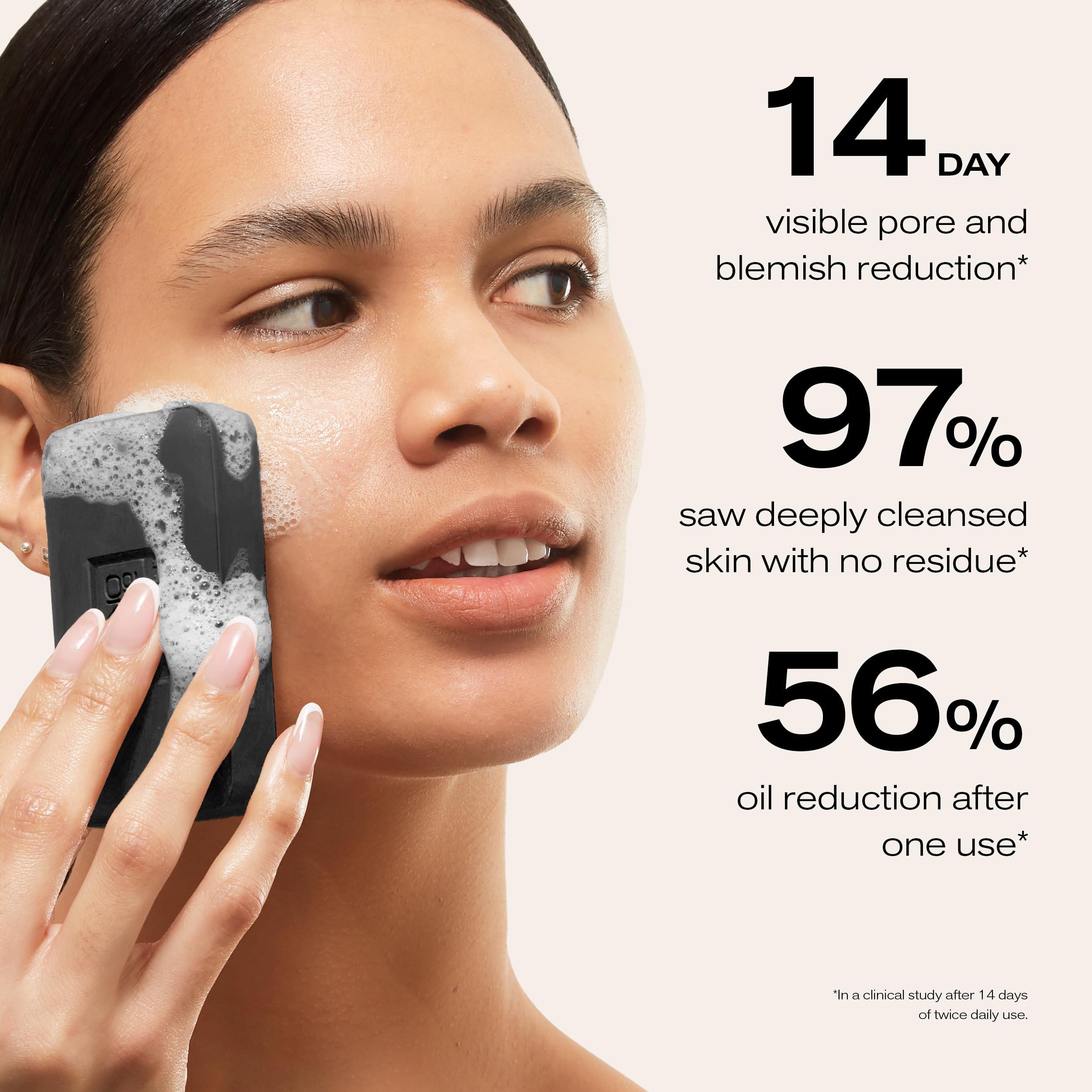 Erno Laszlo Sea Mud Deep Cleansing Bar with Dead Sea Mud & Charcoal | For Oily, Blemish-Prone Skin – 3.4 oz