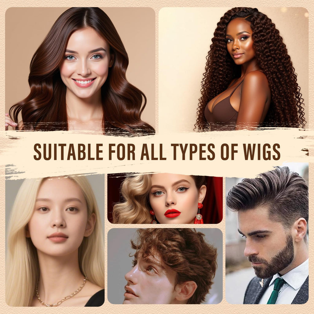 EROSMILE Luxury Wig Shampoo & Conditioner Set for Synthetic & Natural Wigs | Sulfate-Free, Deep Nourishment — 2-Pack