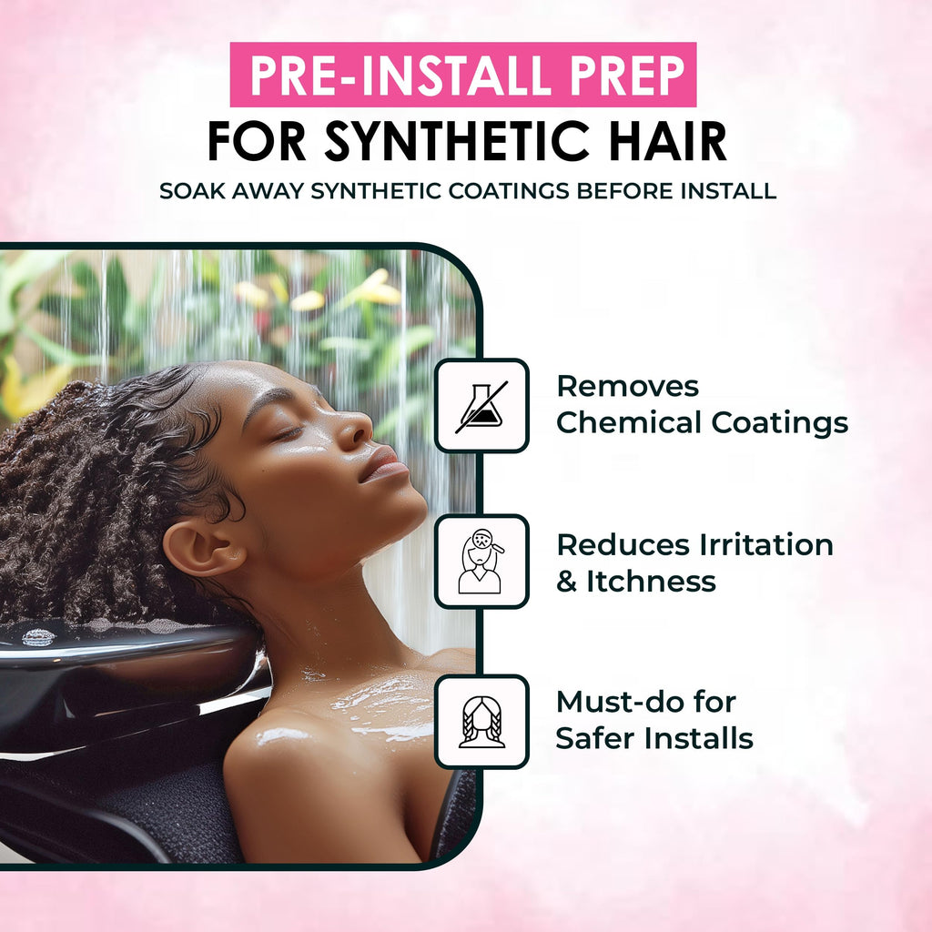 Esha Braid N Slay Detox Powder – Scalp Cleanser for Braids, Locs & Twists (Pineapple) – 907g