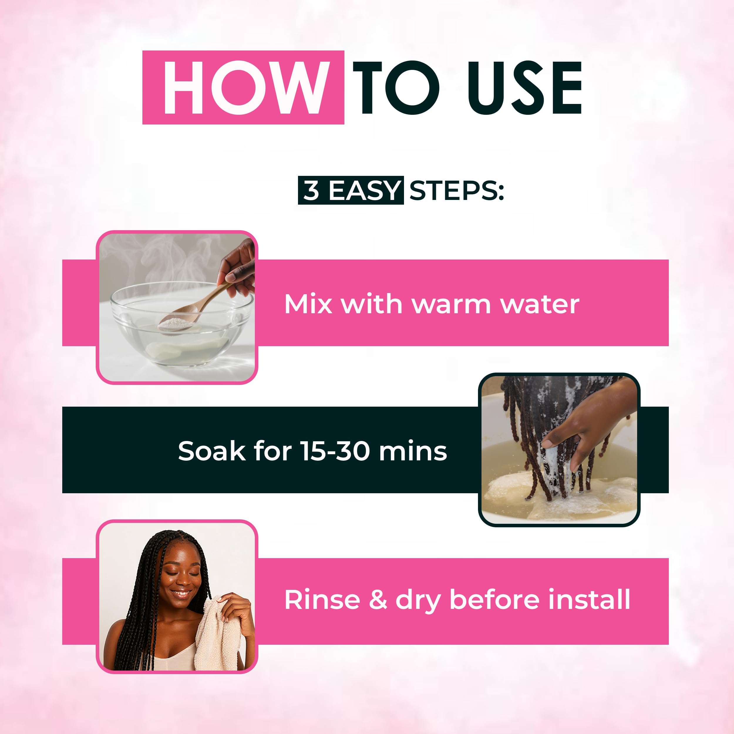 Esha Braid N Slay Detox Powder – Scalp Cleanser for Braids, Locs & Twists (Pineapple) – 907g